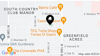 Map of 2545 N 15TH Street, Phoenix AZ, 85006
