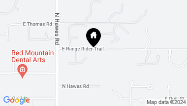 Map of 8535 E REGINA Circle, Mesa AZ, 85207