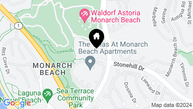 Map of 87 Monarch Beach Resort, Dana Point CA, 92629