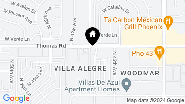 Map of 2846 N 46th Avenue # 2, Phoenix AZ, 85035