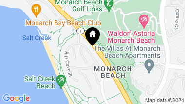 Map of 87 Ritz Cove Drive, Dana Point CA, 92629