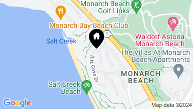 Map of 43 Ritz Cove Drive, Dana Point CA, 92629