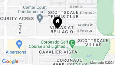 Map of 2913 N 75TH Place, Scottsdale AZ, 85251