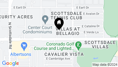 Map of 7502 E THOMAS Road # 309, Scottsdale AZ, 85251