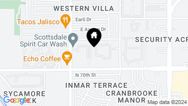 Map of 2959 N 68TH Place # 113, Scottsdale AZ, 85251