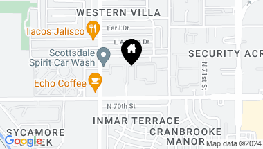 Map of 2959 N 68TH Place # 108, Scottsdale AZ, 85251