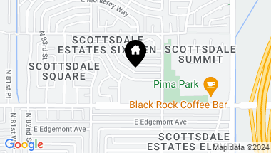 Map of 8502 E Catalina Drive, Scottsdale AZ, 85251