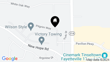Map of 160 Pilgrim Way, Fayetteville GA, 30214