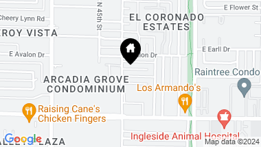 Map of 4607 E PINCHOT Avenue, Phoenix AZ, 85018