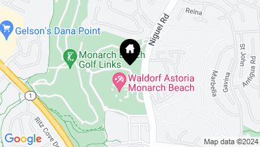 Map of 99 Monarch Beach Resort South, Dana Point CA, 92629