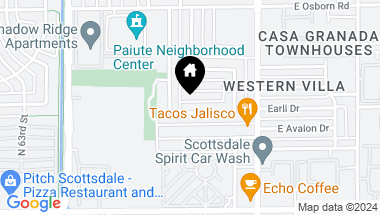 Map of 6632 E EARLL Drive, Scottsdale AZ, 85251
