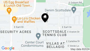 Map of 7494 E EARLL Drive # 316, Scottsdale AZ, 85251