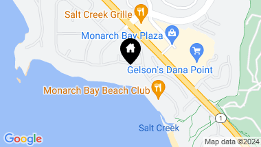 Map of 37 Monarch Bay Drive, Dana Point CA, 92629