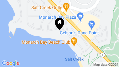 Map of 39 Monarch Bay Drive, Dana Point CA, 92629