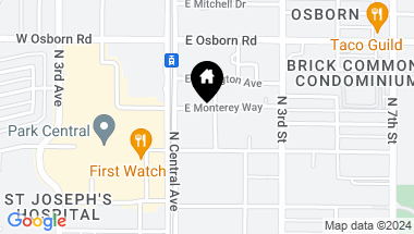 Map of 3131 N CENTRAL Avenue # 3019, Phoenix AZ, 85012
