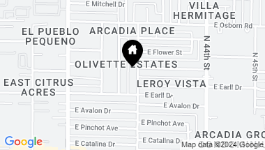 Map of 3118 N 42ND Street, Phoenix AZ, 85018