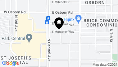 Map of 3131 N CENTRAL Avenue # 7018, Phoenix AZ, 85012