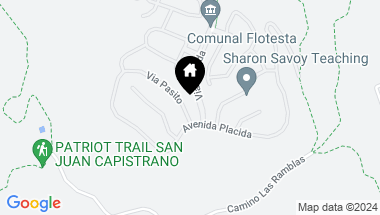 Map of 28492 Via Pasito, San Juan Capistrano CA, 92675