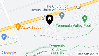 Map of 33641 Pebble Brook Circle, Temecula CA, 92592