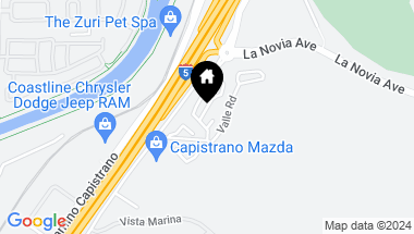Map of 32802 Valle Road 69, San Juan Capistrano CA, 92675