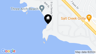 Map of 110 S La Senda Drive, Laguna Beach CA, 92651