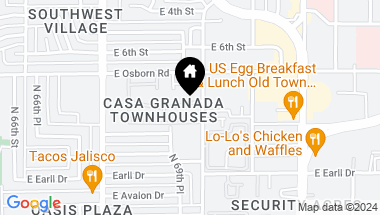 Map of 6953 E OSBORN Road # C, Scottsdale AZ, 85251