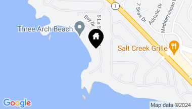 Map of 92 S La Senda Drive, Laguna Beach CA, 92651
