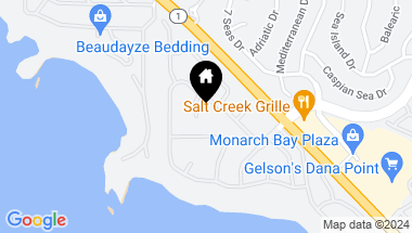 Map of 177 Monarch Bay Drive, Dana Point CA, 92629