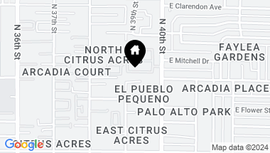 Map of 3911 E SHEILA Lane, Phoenix AZ, 85018