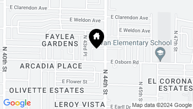 Map of 3416 N 44TH Street # 47, Phoenix AZ, 85018