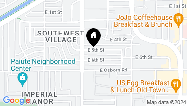 Map of 6821 E 5TH Street, Scottsdale AZ, 85251