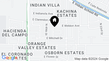 Map of 4926 E WHITTON Avenue, Phoenix AZ, 85018