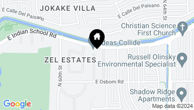 Map of 6125 E Indian School Road # 233, Scottsdale AZ, 85251
