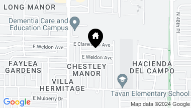 Map of 4450 E WELDON Avenue, Phoenix AZ, 85018