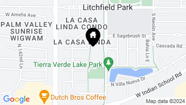 Map of 240 S OLD LITCHFIELD Road # 211, Litchfield Park AZ, 85340