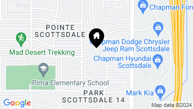 Map of 8625 E Weldon Avenue, Scottsdale AZ, 85251
