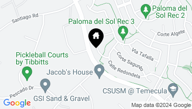 Map of 43655 Corte Cabral, Temecula CA, 92592