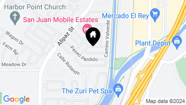 Map of 32302 Alipaz Street 118, San Juan Capistrano CA, 92675