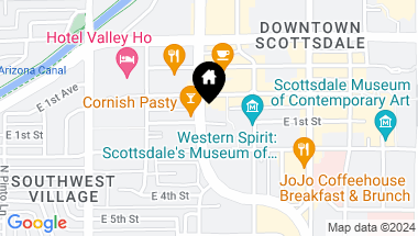 Map of 3801 N GOLDWATER Boulevard # 301, Scottsdale AZ, 85251