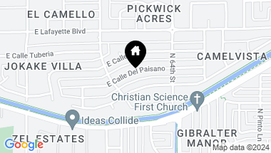 Map of 6231 E CALLE DEL PAISANO --, Scottsdale AZ, 85251