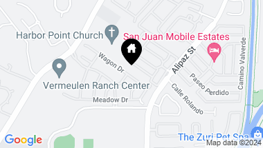 Map of 26173 Wagon Drive, San Juan Capistrano CA, 92675