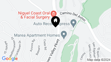 Map of 32342 Ascension Road, Dana Point CA, 92629