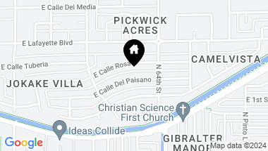 Map of 6302 E CALLE DEL PAISANO Drive, Scottsdale AZ, 85251