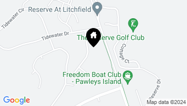 Map of 109 Black Duck Rd., Pawleys Island SC, 29585