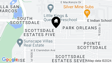 Map of 8202 E PICCADILLY Road, Scottsdale AZ, 85251