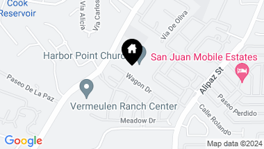 Map of 26113 Wagon Drive, San Juan Capistrano CA, 92675