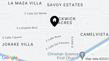 Map of 6235 E LAFAYETTE Boulevard, Scottsdale AZ, 85251