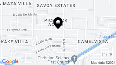 Map of 6323 E LAFAYETTE Boulevard, Scottsdale AZ, 85251