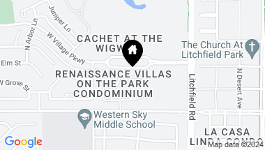 Map of 14250 W WIGWAM Boulevard # 226, Litchfield Park AZ, 85340