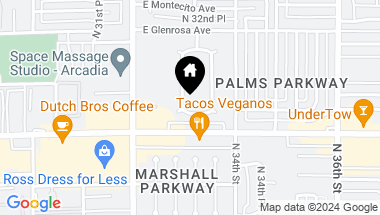 Map of 4135 N 33RD Street, Phoenix AZ, 85018